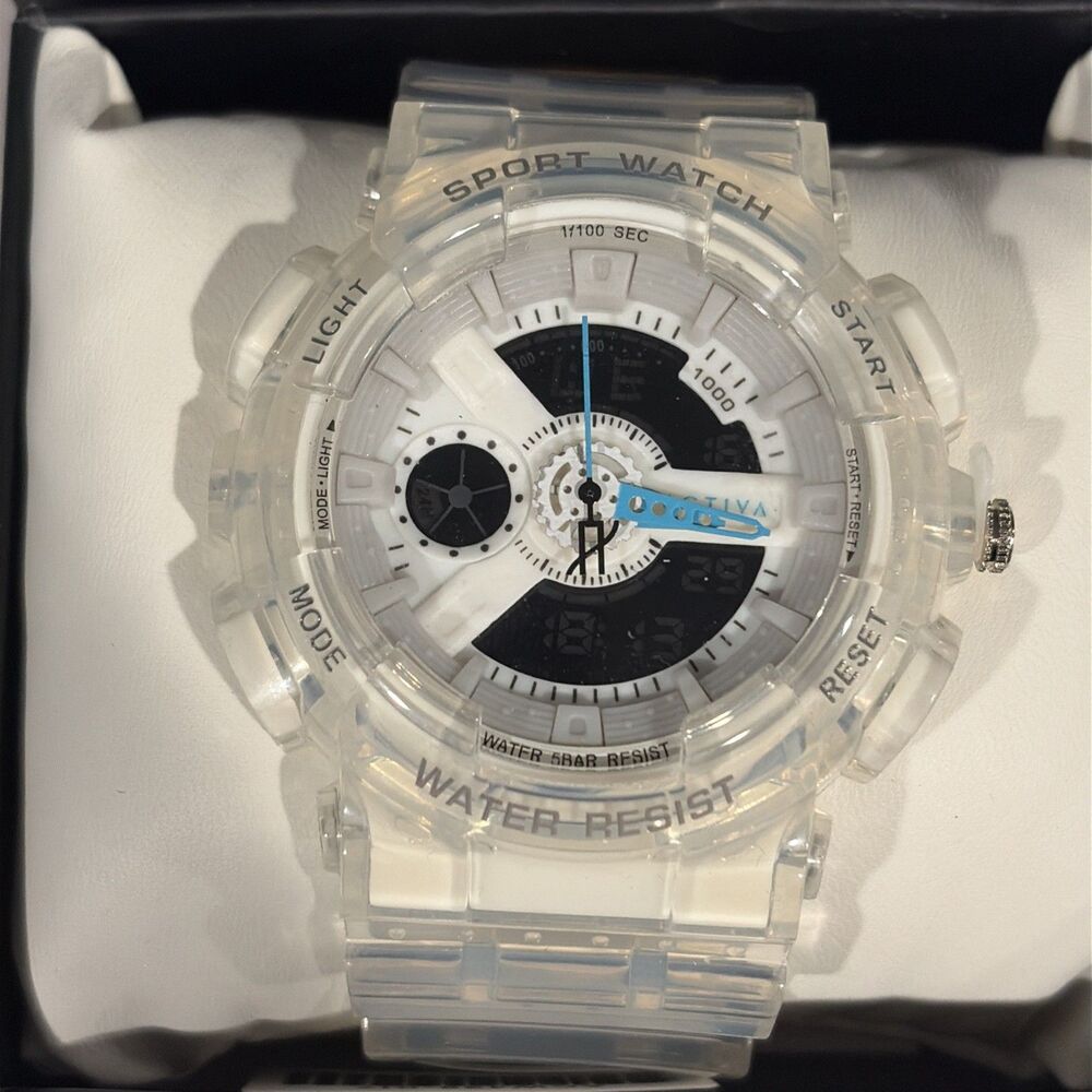 Invicta Activa Sport Watch White Clear Digital  Analog ACW499-017